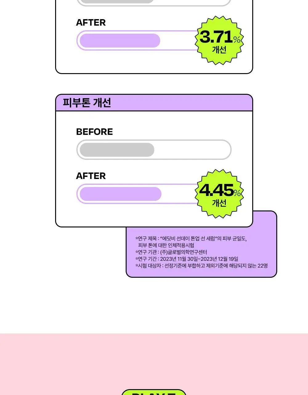 [1초톤업/화잘먹베이스/파데프리] 에딧비 선데이 톤업 선세럼 55ml [SPF50+ PA++++] 상세페이지 27